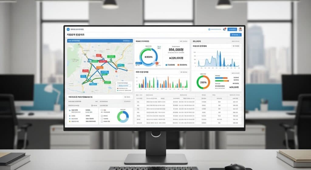 법인 관리자 페이지 대시보드