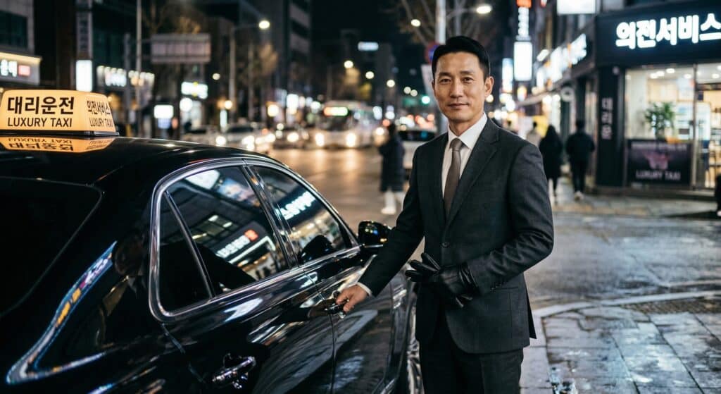 대리운전추천 관련 비즈니스 의전을 수행하는 기사