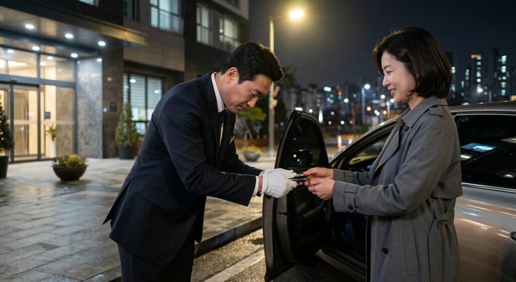 탁송알바 관련 고객에게 차량을 인도하는 마지막 단계