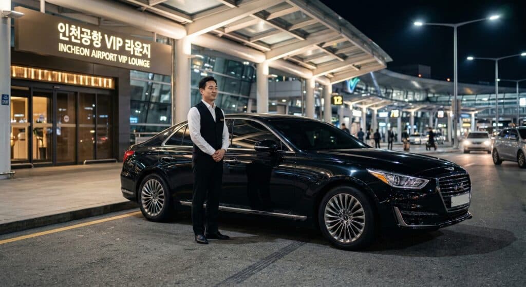 대리운전기사 관련 앱을 통해 월별 결제 내역을 확인하는 기업 담당자의 스마트폰 화면